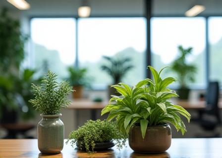 Plantscaping per un ufficio moderno